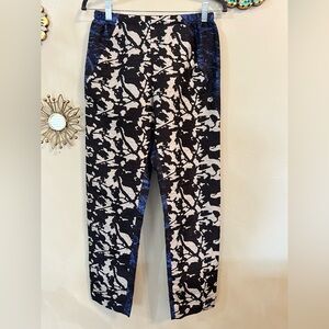 Zero + Maria Cornejo Gabi Pants in Matching Crepe Silk Size 2 Tapered Pockets